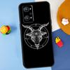 Чехол с изображением Козлиной Головы Сатаны для Realme GT7 Pro GT 6T 6 5 C67 C61 C55 C53 C51 C21Y C25S C75 10 11 12 13 14 Pro Plus