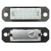 2Pcs Error Free White LED License Plate Light Number Plate Lamp For VW Transporter T5 2003-2015 T6 For Caddy 2004-2017