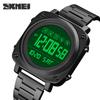 Skmei /Moment Beauty Стальной ремень Многофункциональный хронограф Квадратные электронные часы Горячая Распродажа Досуг Студент Спортивные часы Мужские