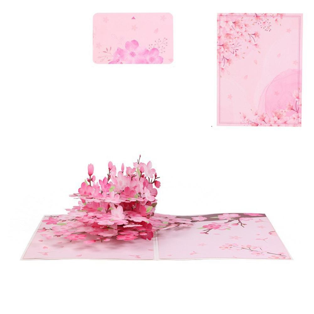 Креативная бумажная 3D открытка с поп-ап элементом, 3D дизайн, романтический стиль, любовная открытка, поздравительная открытка, День матери