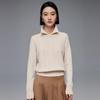 PARO 2025 Autumn/Winter 100% Cashmere Cable Knit Polo Sweater