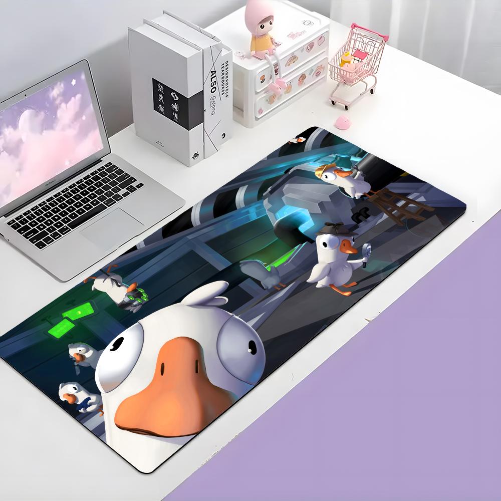 Game Funny GGoose Goose Duck Mouse Pad Large Gaming Mousepad With Thick Stitched Edge NonSlip Desk Mat
