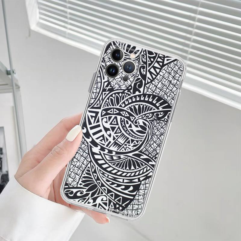 Чехол для телефона Yinuoda Maori Tribal Samoan Polynesian, мягкий силиконовый для iPhone 14 13 12 11 Pro Mini XS MAX 8 7 6 Plus X XS XR
