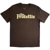 Официально лицензированные товары Rock Off Футболка The Fratellis Classic Logo L Коричневый