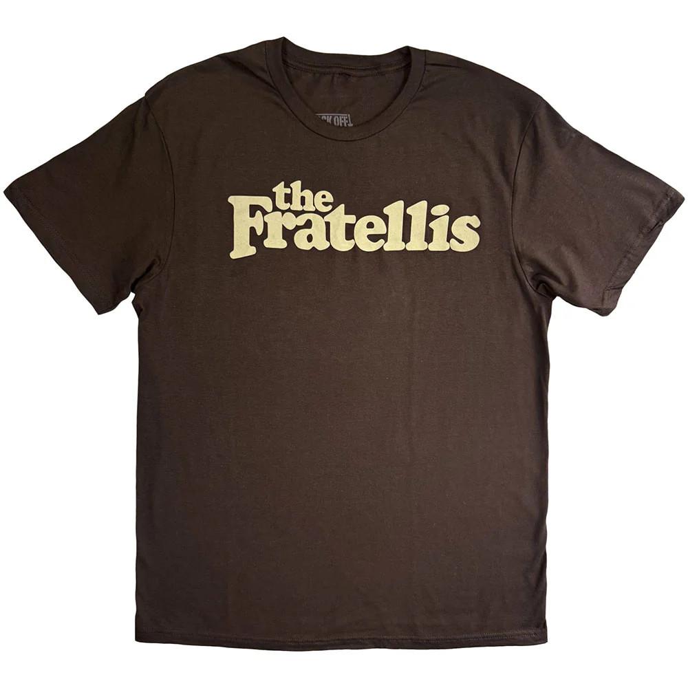 Официально лицензированные товары Rock Off Футболка The Fratellis Classic Logo L Коричневый