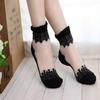 Fashion Lace Ruffle Ankle Soft Mesh Knit Frill Women Trim Women Transparent Socks
