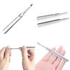Толкатель для кутикулы, средство для удаления омертвевшей кожи, маникюрные инструменты из нержавеющей стали, профессиональный триммер для кутикулы, скребок для очистки лака для ногтей