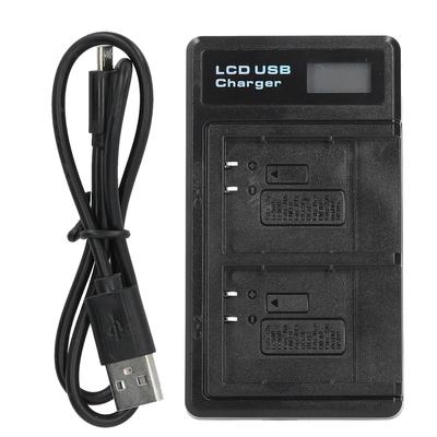 Портативное зарядное устройство для аккумуляторов камеры LI 50B, USB-зарядное устройство для двух аккумуляторов с ЖК-дисплеем