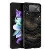 Fashion Starry Sky Stars Hard PC Phone Case For Samsung Galaxy Z Flip 7 6 5 4 Black Cover For Galaxy Z Flip 3 Foldable Funda Bag