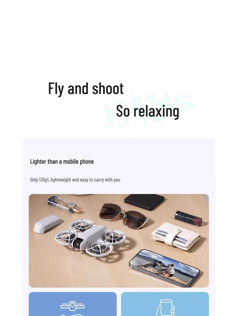 Ручной дрон DJI Neo 4K для ежедневных видеоблогов, аэрофотосъемки в формате HD, кемпинга, путешествий и искусственного интеллекта