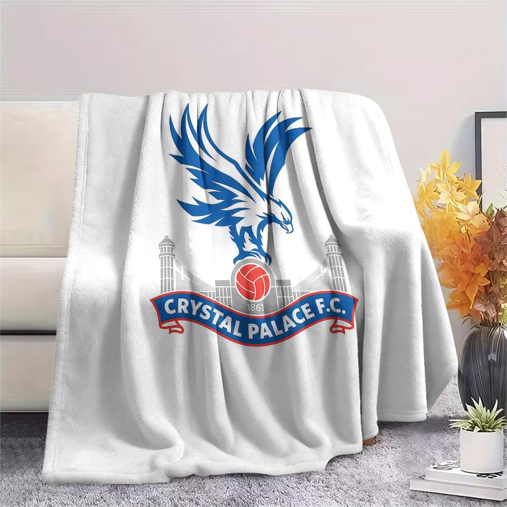 Crystal Palace F.C Flannel Blanket, High quality Comfortable for All Seasons, Home Decor, Warmth and Comfort