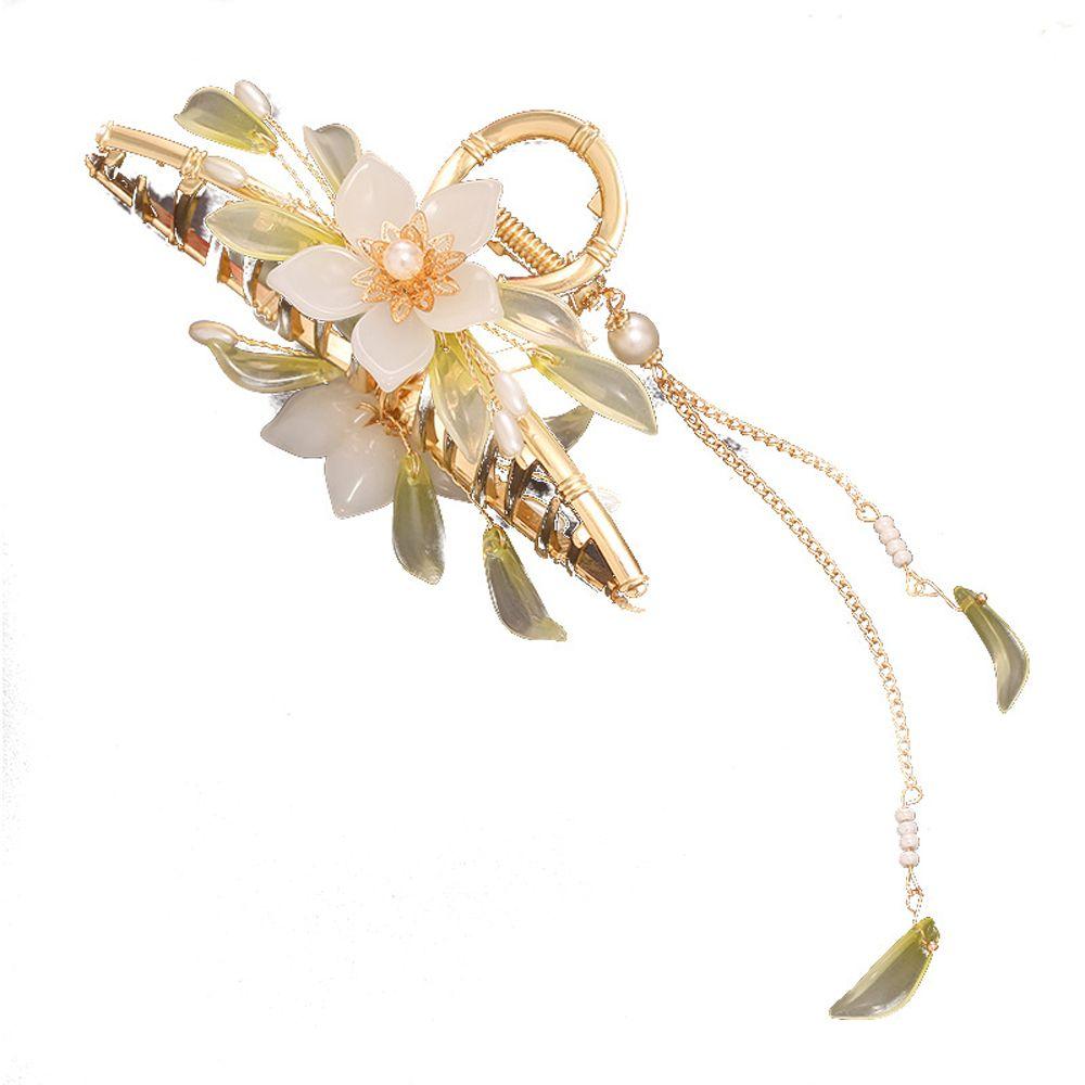 Butterfly Tassel Flower Hair Clip Korean Style Hair Clip Metal Hair Claw Women Hair Accessories