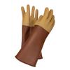 Acid and Alkali Resistant Extra Thick Latex Gloves Brown Long Work Gloves 370