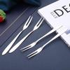 High-End 304 Stainless Steel Dessert Fork for Home & Restaurant Use
