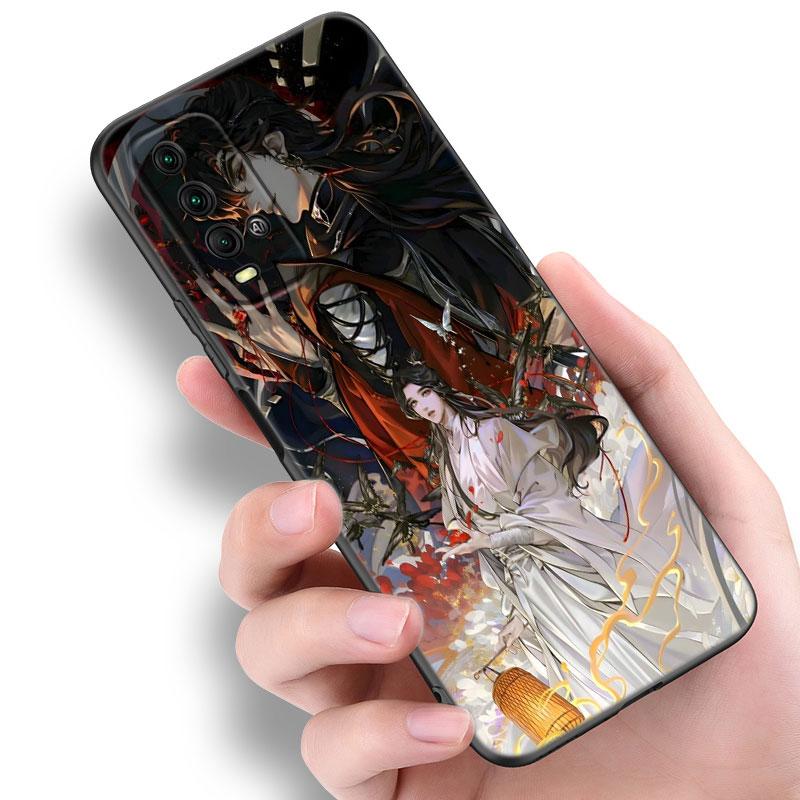 Благословение Небесного Чиновника Черный Чехол Для Телефона Xiaomi Redmi 7A 8A 9A 10A 11A 9C 10C 12C 13C 11 Prime A1 A2 + 12 4G Note 9T 12R