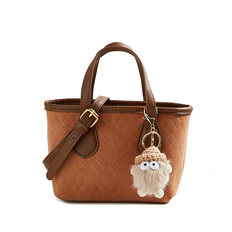 Handbag Simple Large Capacity Single Shoulder Crossbody Bag Fashion Senior Sense Diamond Check Women's Bag