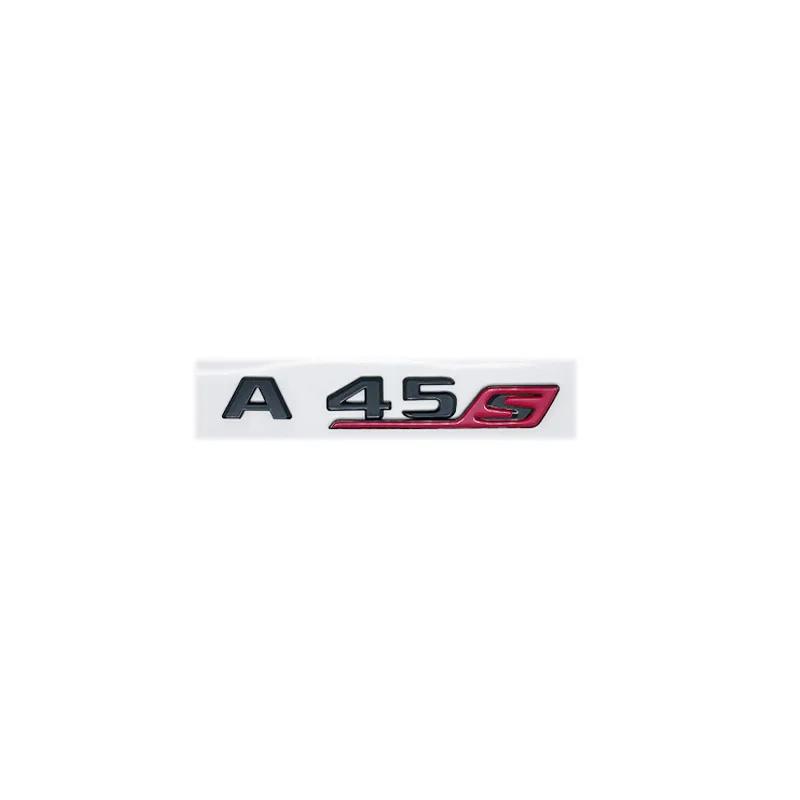 ABS Для Mercedes Benz A35 45 43 AMG W177 W176 A35 A45 A45S TURBO 4MATIC Наклейки-эмблемы с буквами на багажник автомобиля Аксессуары