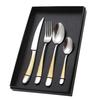 New 304 Stainless Steel Knife, Fork and Spoon Household Western Tableware Set Restaurant Steak Knife and Fork Thickened Stainless Steel Spoon