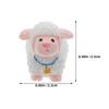 18pcs Miniature Animal Mini Sheep Resin Ornament For Fairy Garden Bonsai Succulent Decor Cake Topper Micro Landscape Accessory