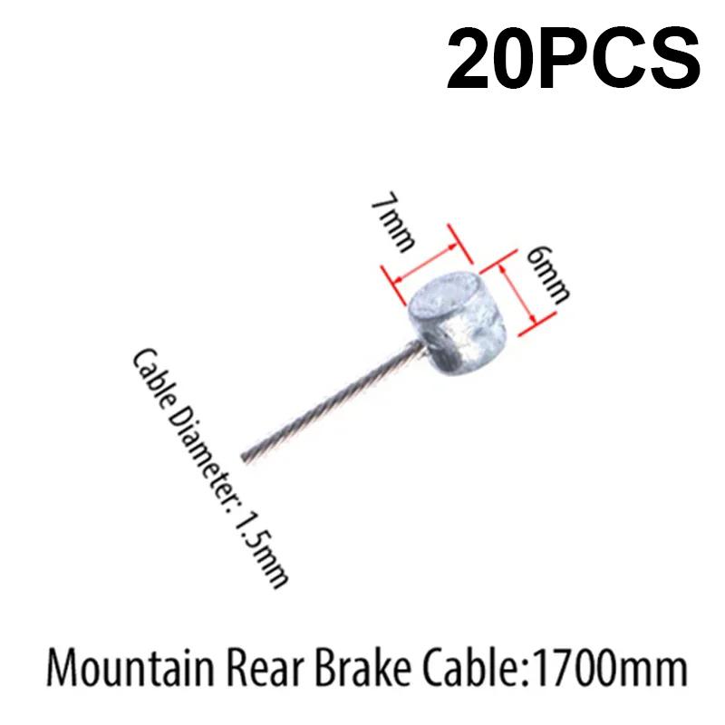 10/20PC Bike Cable Brake/Shift MTB Road Bicycle Cable Line 2100mm 1550mm 1700mm Cycling Brake Shift Wire Shifter Inner Line Part