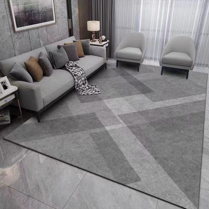 Современный грязеотталкивающий, простой в уходе ковер из хрустального велюра для гостиной – износостойкий и нескользящий дизайн