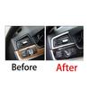 Cover Trim Console L&R Air Outlet Vent Cover Trim 2011-2017 For BMW 5 Series ABS
