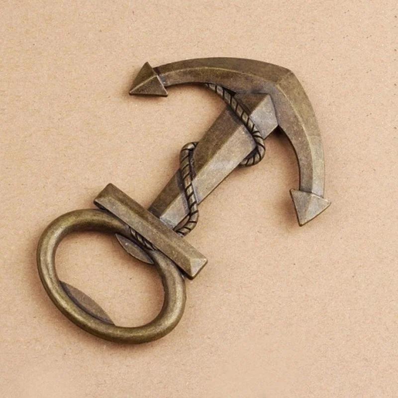 Медная открывалка для свадебной вечеринки в морском стиле (цвет: медь)