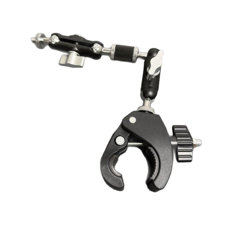 Universal 360 Degree Rotating 1/4 Camera Dv Bike Bicycle Handlebar Clamp Bracket Tripod Mount Screw Clip For Sport Camera
