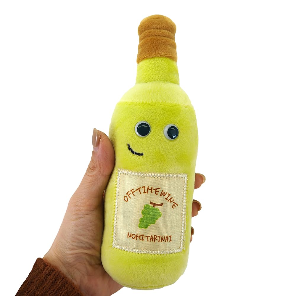 Мягкая игрушка SunLemon Off Time, Винный, 6 x 6 x 18 см, Плюшевая игрушка-еда, Снек, Редкая, OFF TIME P-9642