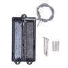 Bass Pickup Closed Dual Coil Noiseless Electric Bass Pickup for 4 String Guitars