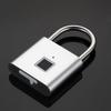 Бесключевой USB-зарядка Отпечаток пальца Замок Умный навесной замок Водонепроницаемый Замок для двери 0,2 сек Разблокировка Портативный Антикражный навесной замок Цинк Для дома