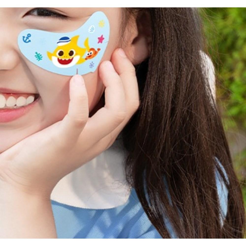 Pinkfong Baby Shark UV Protection Kids Sun Patch Small 4p Set, 2 Sets