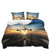 Трехпредметный авиационный пододеяльник Двухпредметный комплект постельного белья Цифровая печать Наволочка