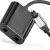 Splitter for Home Theater Television Headphone Digital Optical Splitter 1 in 2 Out Optical Fiber Splitter Cable
