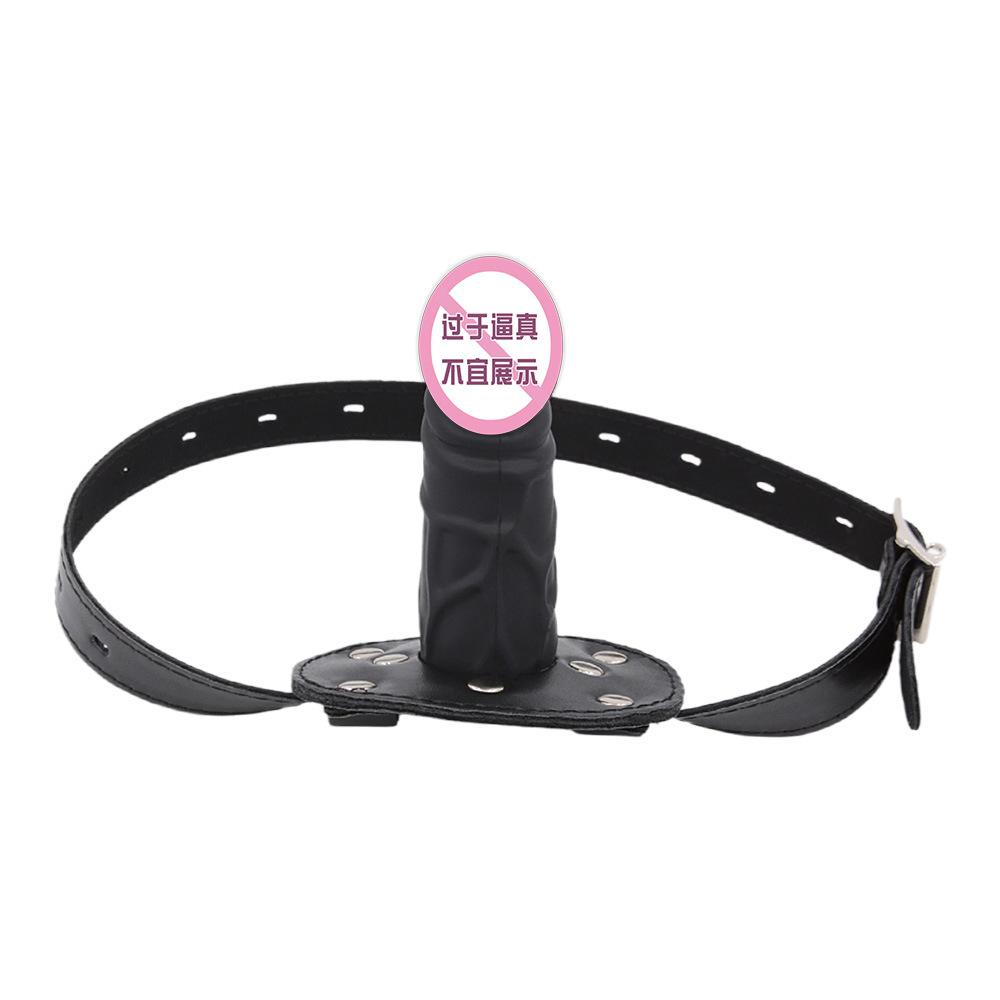 SM Силиконовые дилдо Шариковый кляп Глубокая глотка Пенис Рот Шарик Сексуальная секс-игрушка Взрослые секс-товары Женский раб Связывание Обучение