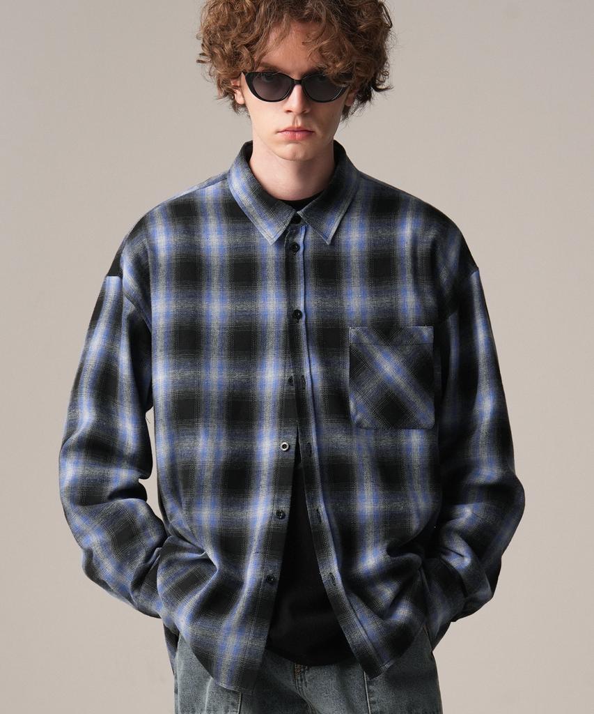 ZENDUST Michelle Check Shirt Black