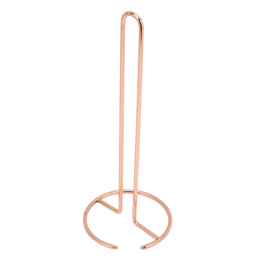 Wrought Iron Tissue Holder Smoother Surfaces Simple 1 Piece Molding Tissue Reserve Paper Holder for Office Kitchen