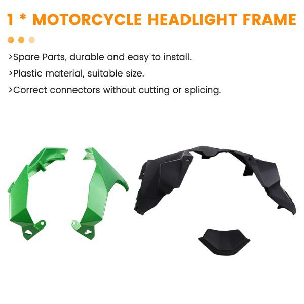 Headlight Frame for 2019-2023 Kawasaki Z250, Z400, Z650, Z900, KLR650