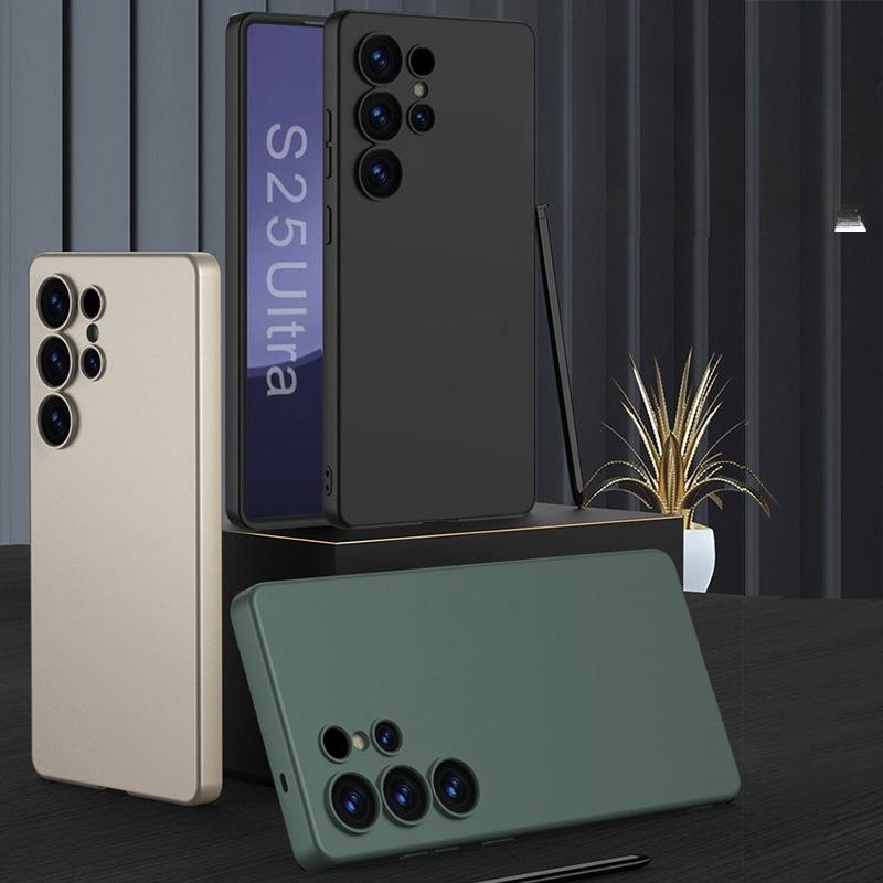 Новая модель Подходит для чехла для мобильного телефона Samsung S25 Ultra Ультратонкий с ощущением кожи ТПУ Силиконовый Мягкий чехол S25ultra Защитный чехол