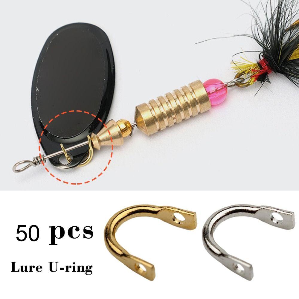 Fishing Tackle U-Shaped Connector Making Fishing Clevis Spinnerbait Brass Clevis Spinner Clevis