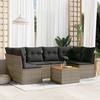 VidaXL Garden Lounge Set with Cushions 7 Pcs, Patio Sofas, Patio Furniture Set, Outdoor Furniture, Grey 3255892