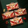 4pcs Chinese Style Dragon Year Red Envelope Lion Dance Lucky Money Pocket  Spring Festival