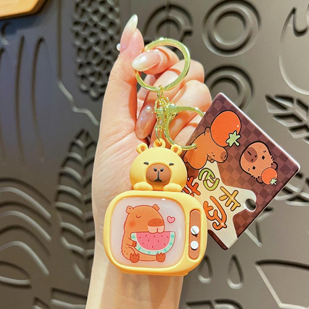 Внимание Капибара светлый брелок ТВ стиль милый брелок животное сумка Декор