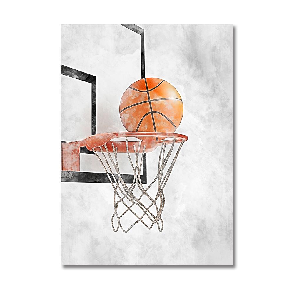 Баскетбольные спортивные постеры Баскетбольные спортивные звезды настенная живопись на холсте Современная гостиная украшения дома фотографии настенная живопись