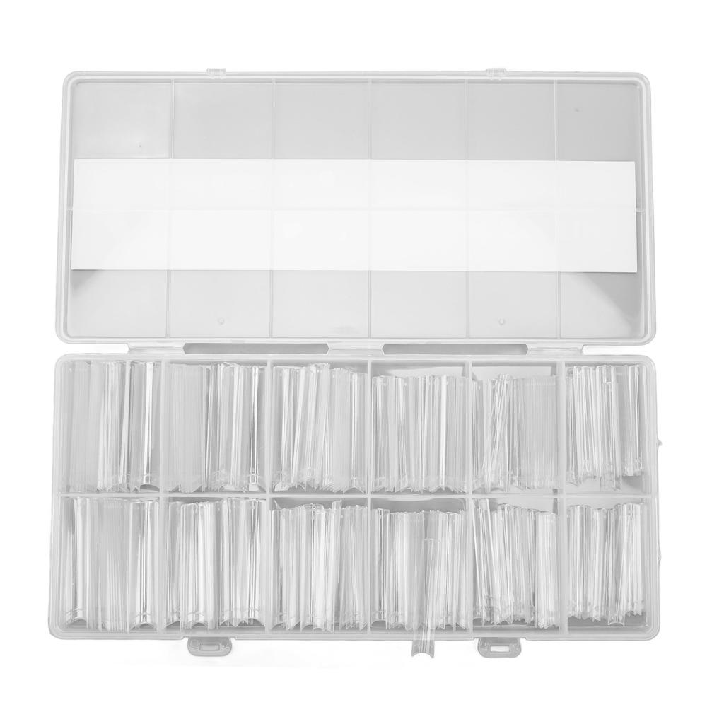 240 шт. Накладные ногти, прозрачные ультрадлинные типсы для ногтей, тонкие типсы с полным покрытием, искусственные типсы для ногтей