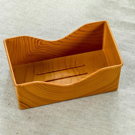 Блюдо для костей, имитация дерева, сервировочные подносы, пластиковая фруктовница в японском стиле