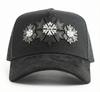 Top Quality Designer Suede Baseball Caps Wide Brim Rhinestone Hat DARK NEBULA Barbas Hats El Barbas Gorras Barbas Hats