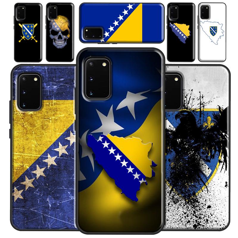 Чехол с флагом Боснии для Samsung Galaxy S22 S21 S23 Ultra Note 20 S8 S9 S10 Note 10 Plus S20 FE Задняя крышка