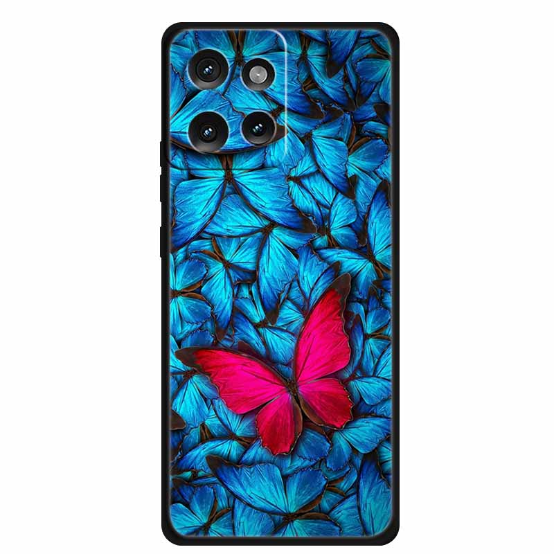 Чехол для Motorola Moto G75 5G Животные Мягкий Силикон ТПУ Чехлы для Телефона Задняя Крышка для MotoG75 Ударопрочный Защитный Новый Крутой Fundas