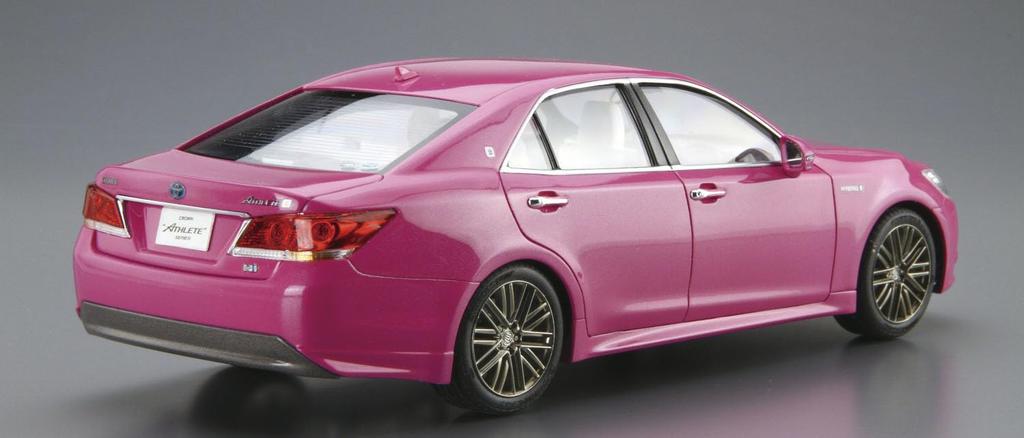 Aoshima Bunka Kyozai The Model Car Series Toyota Crown Athlete G Plastic Model 1/24 No.42 GRS214/AWS210 '15
